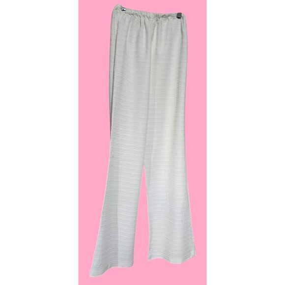 Vintage Outfit Blouse Top Pants Womens XS S Peter Pan Collar Button Accents 1960 - Picture 8 of 13